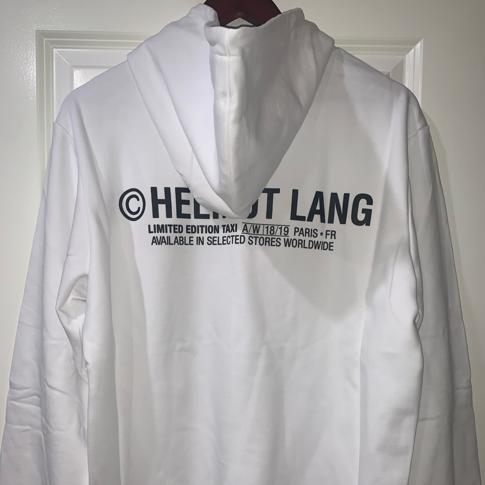 Helmut Lang White Hoodie (Paris Edition)